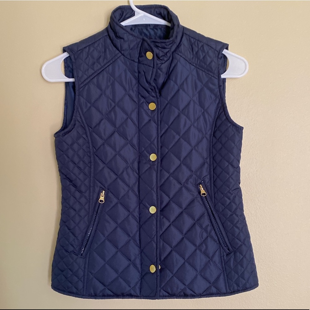 Kids size 12 navy blue vest